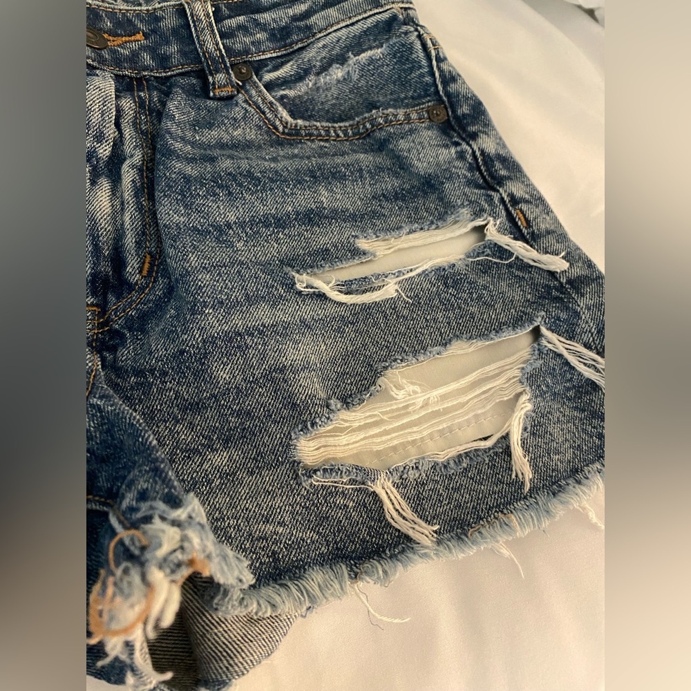 AE Strigid Mom Shorts Size 0 - Picture 6 of 15